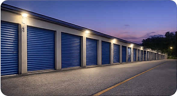 Bright Exterior Lighting We have bright LED lighting, making visits quick and convenient at any hour.